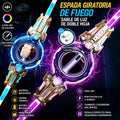 Espada Giratoria De Doble Hoja Luces Y Sonidos