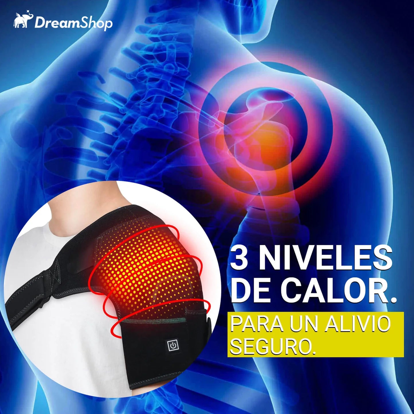 Masajeadora Eléctrica De Rodilla Termica